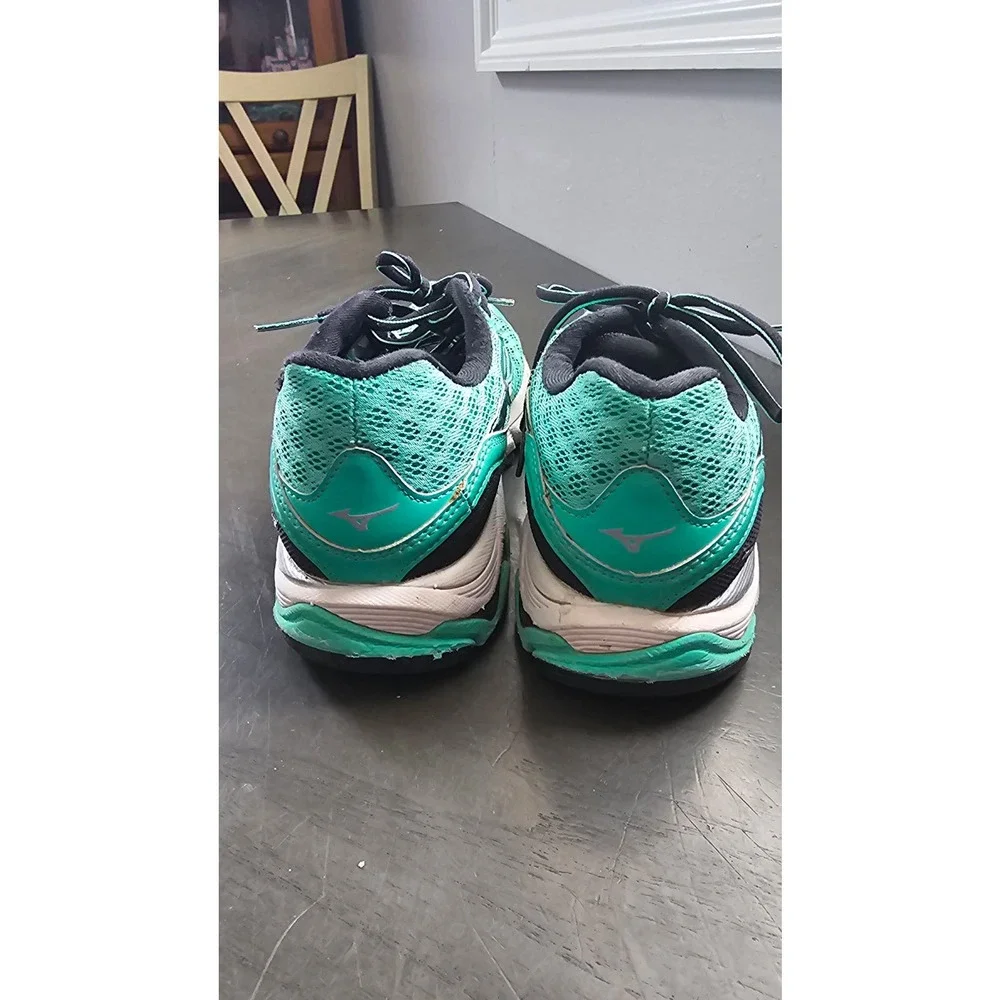 Mizuno Wave Inspire teal Blue‎ shoes size 9 - Picture 4 of 5